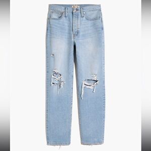 Madewell The Dadjean in Greenvale Wash: Ripped Edition Size 26